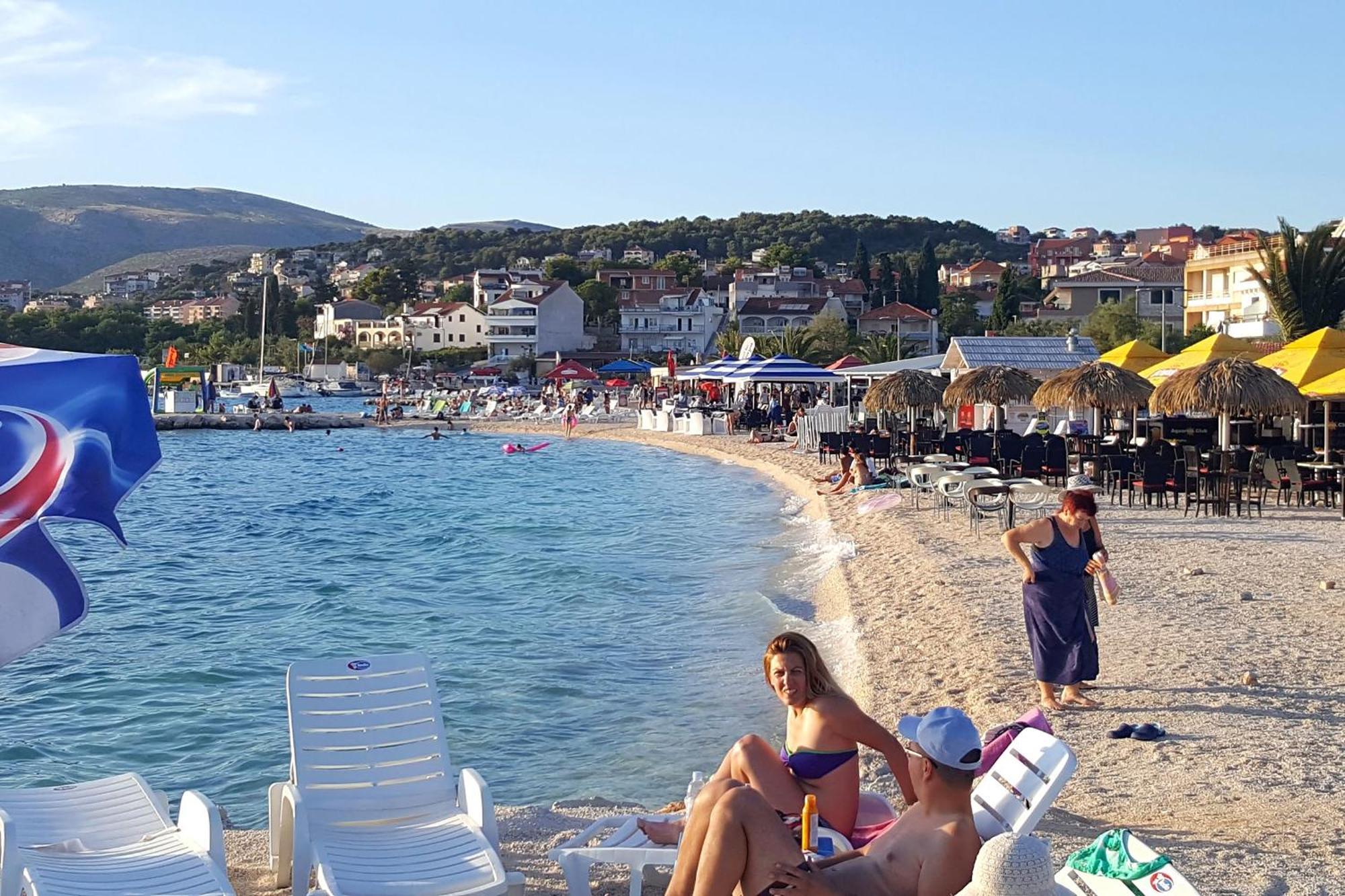 Apartment Okrug Gornji 1069A Trogir Bagian luar foto